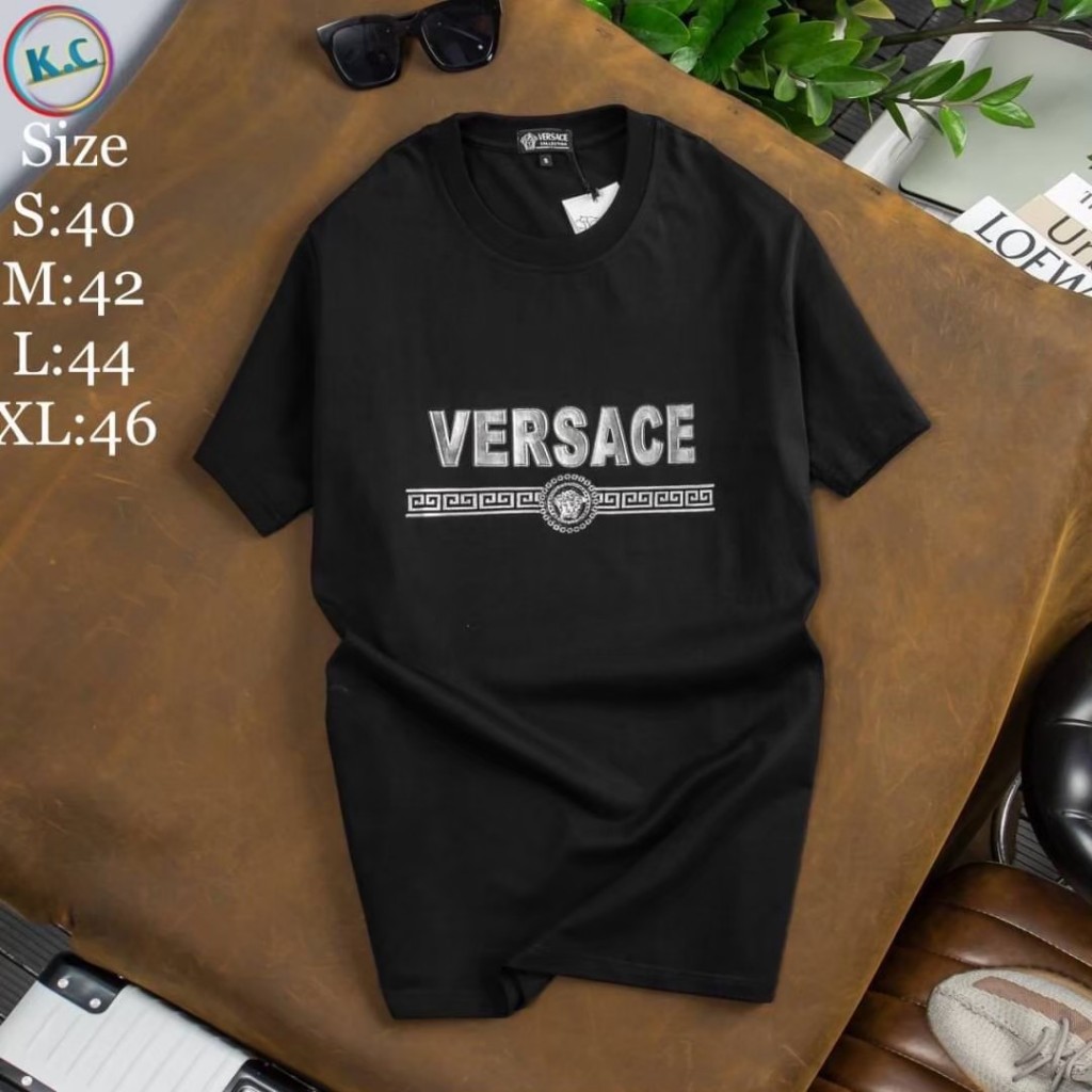 versace  เสื้อยืดแขนสั้น