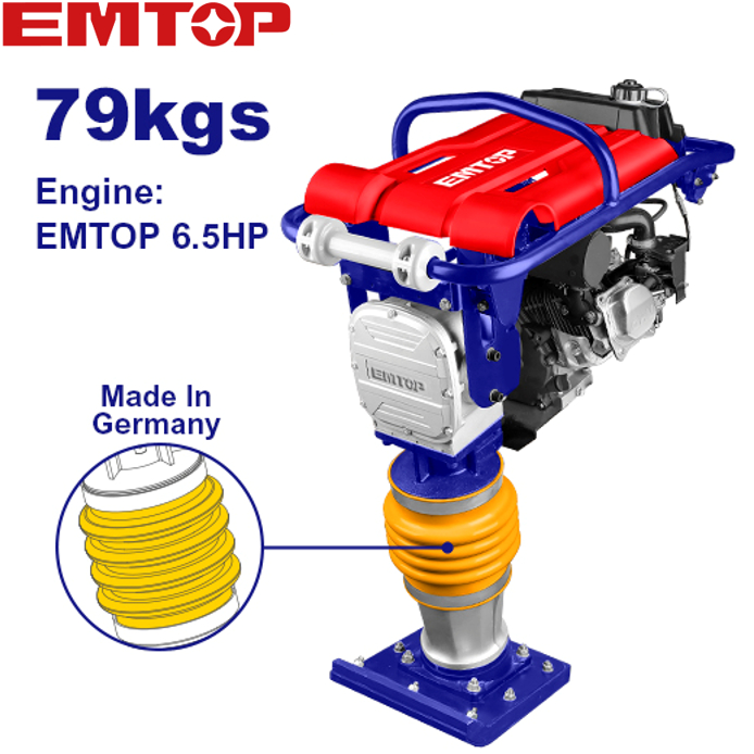 EMTOP เครื่องตบดินกระโดด รุ่น ETRR657902 ( Gasoline tamping rammer )
