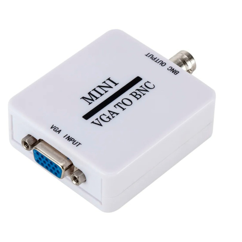 กล่องแปลงวีดีโอ VGA to BNC ,VGA to BNC converter แปลงภาพจากทีวีเป็น สายrg VGA เป็น BNC,อะแดปเตอร์แปลงสัญญาณ VGA ด้วย BNC