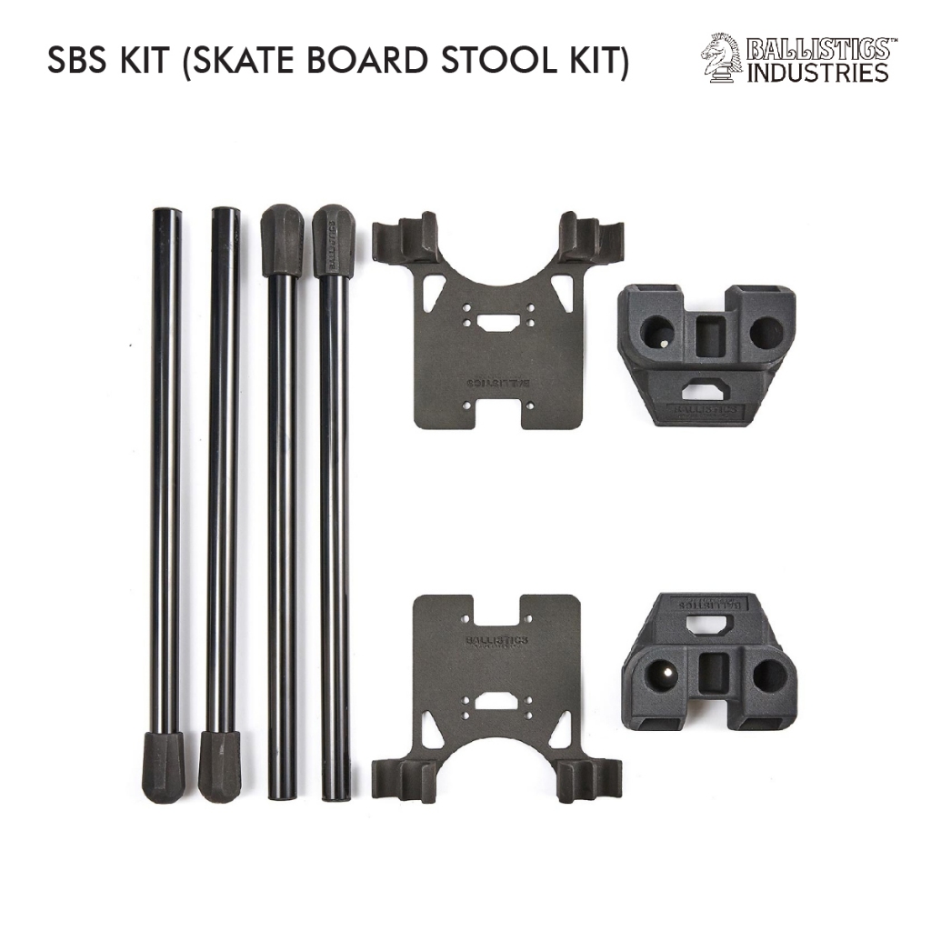 ชุดขาต่อ BALLISTICS SB STOOL KIT เปลี่ยนแผ่นสเกตบอร์ดให้เป็นเก้าอี้หรือโต๊ะวางของ ขาถอดเข้าออกได้ มีที่ล็อกเก็บขา