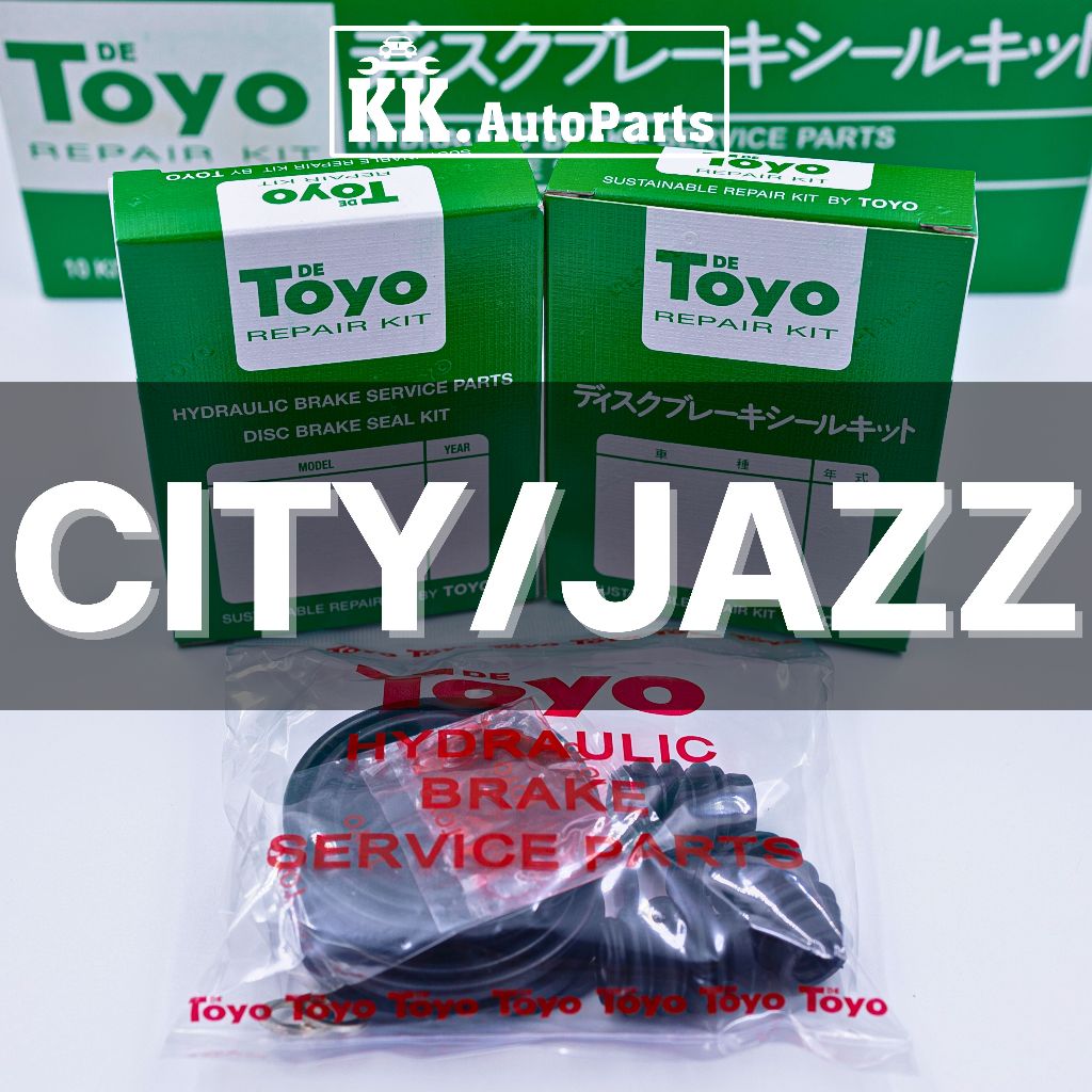 TOYO  JAZZ / CITY ยางดิสเบรค-ชุดซ่อมคาลิปเปอร์เบรค Brake Caliper Repair Kit HONDA JAZZ / HONDA CITY