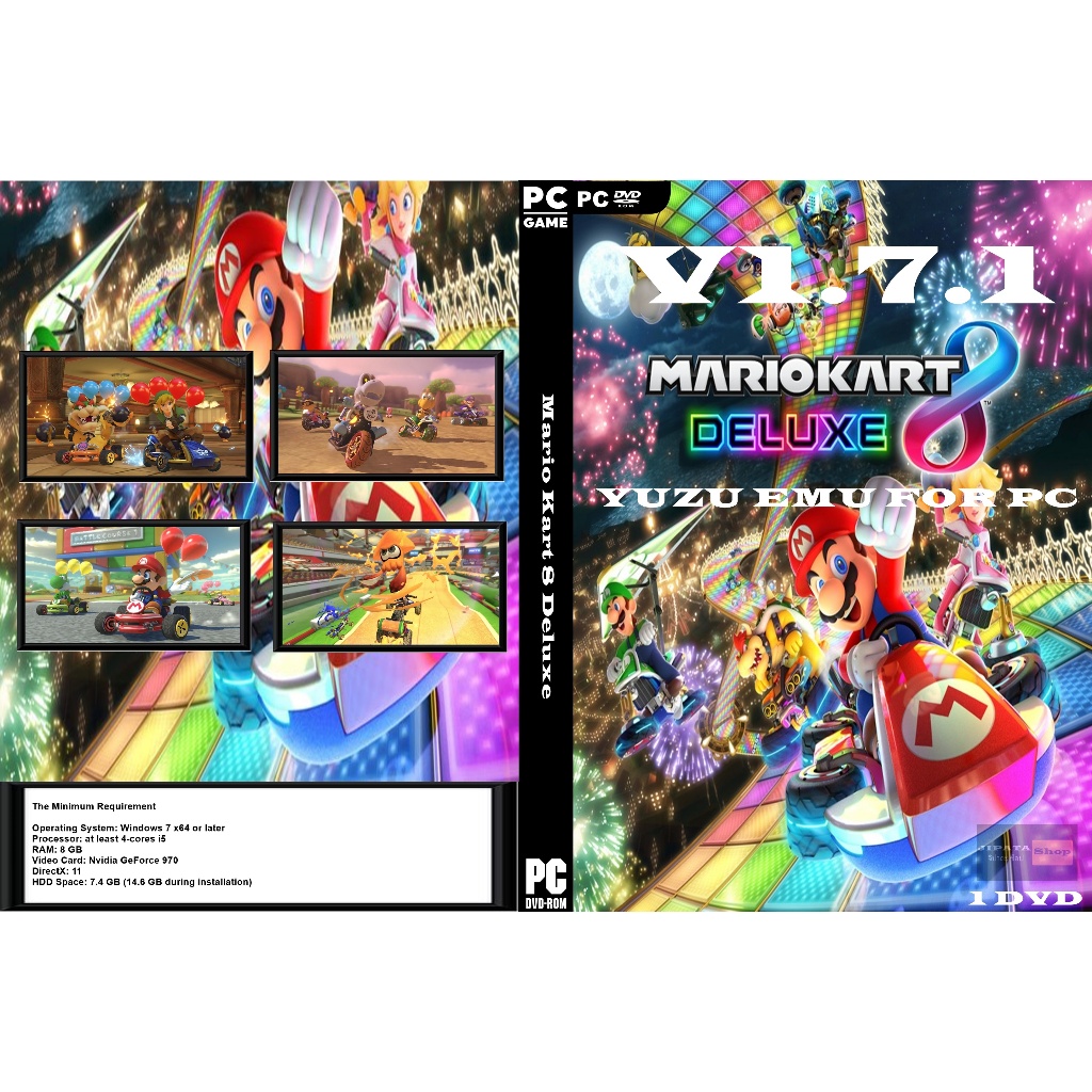 แผ่น Game PC Mario Kart 8 Deluxe (1DVD)