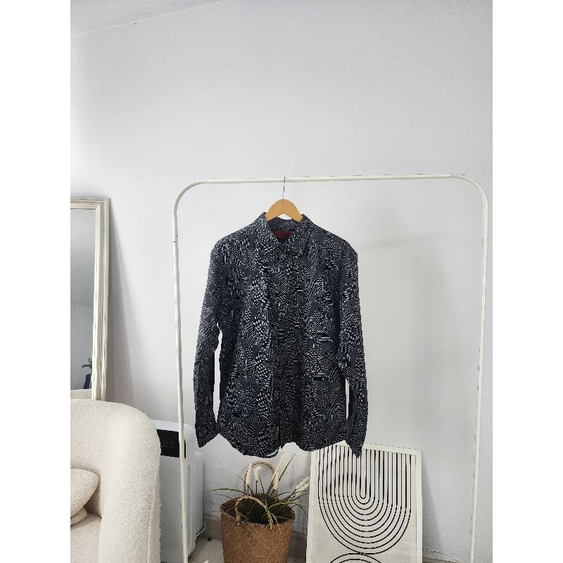NEW!! DAPPER เสื้อเชิ้ตแขนยาว สีดำ Dapper Shirt Size L แบรนด์แท้ 100% ของใหม่ ป้ายห้อย