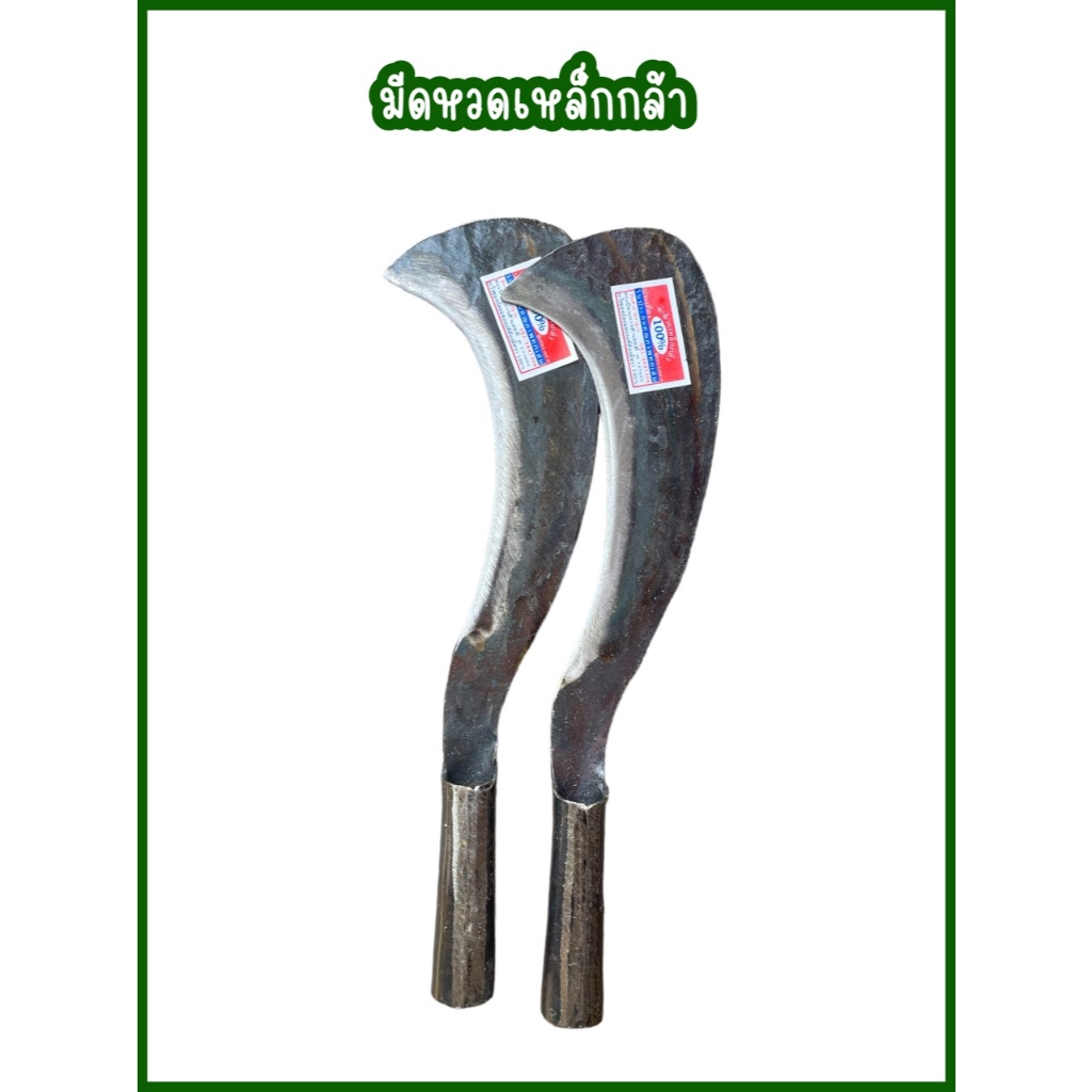 มีดหวดทำจากเหล็กกล้า มีดขอปากนก ขนาด16นิ้ว