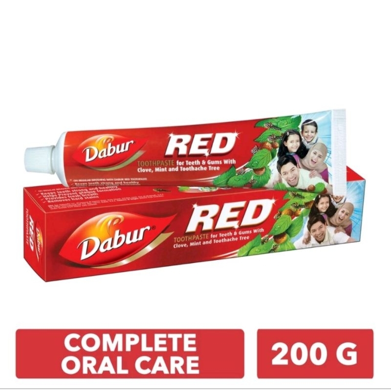 Dabur Red Toothpaste 200g ยาสีฟันยอดนิยมของอินเดีย