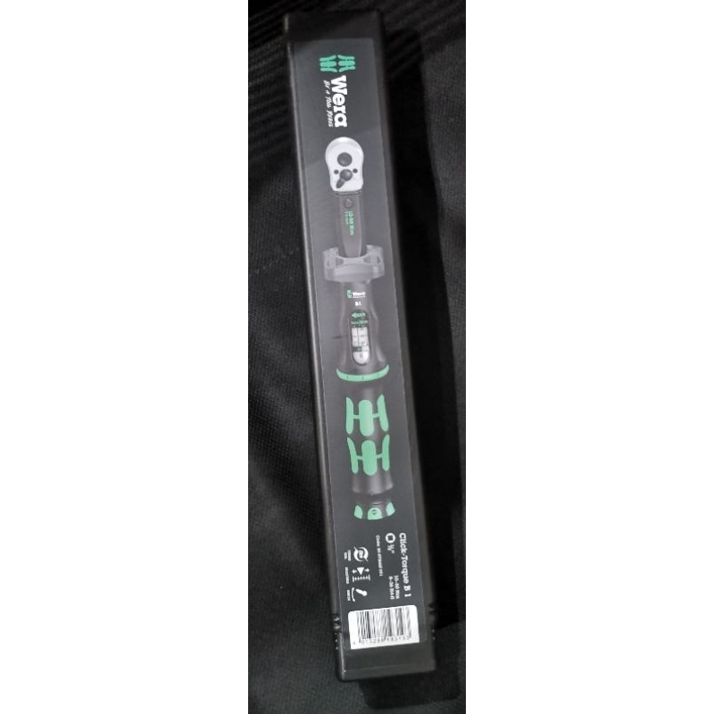 ประแจปอนด์ Click-Torque B 1 3/8" 10-50 Nm Code Nr.:05075610001 Wera