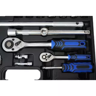 EURO KING TOOL บล็อกชุด รุ่น 111 ขนาด 1/2"-1/4"นิ้ว พร้อมชุดเครื่องมือ 111 ชิ้น ของแท้
