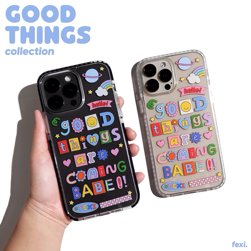 เคสไอโฟน “ Goodthings “ iPhone Case for 12 - 16 series & Samsung S24 series.