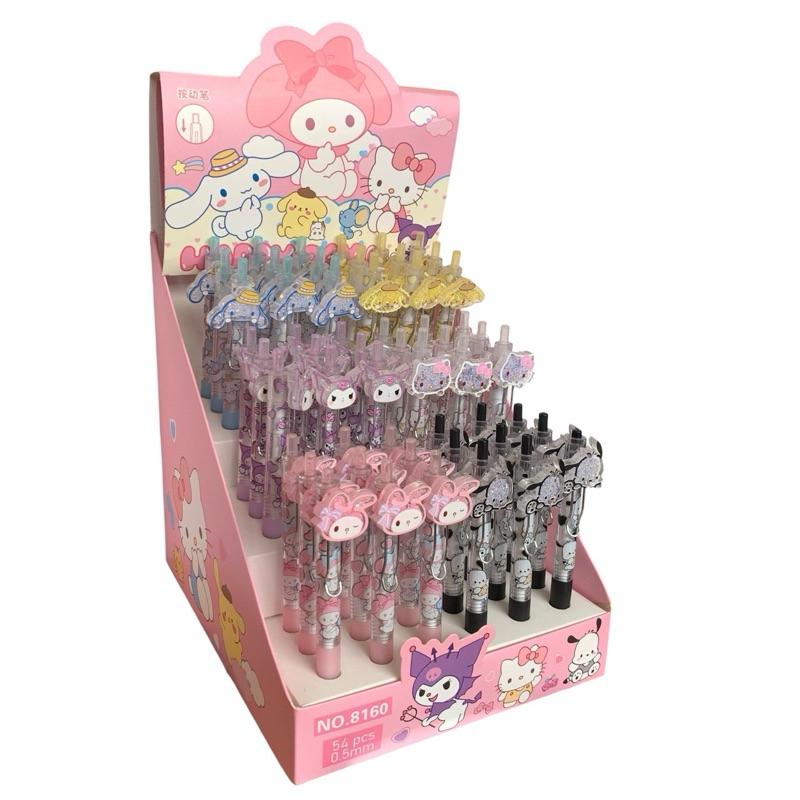 ปากกาเจล(น้ำเงิน) พร้อมส่งลายน่ารัก