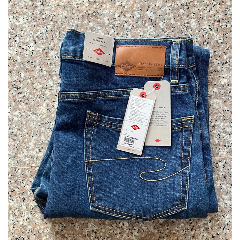 LEE COOPER กระบอกธรรมดาชาย เป้ากระดุม ผ้ายืด