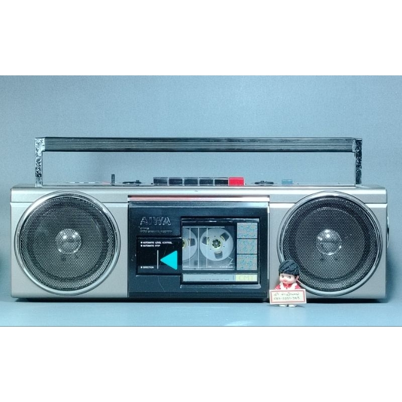 วิทยุเทป แบบmini boombox Aiwa CS-J21 ปี 1985