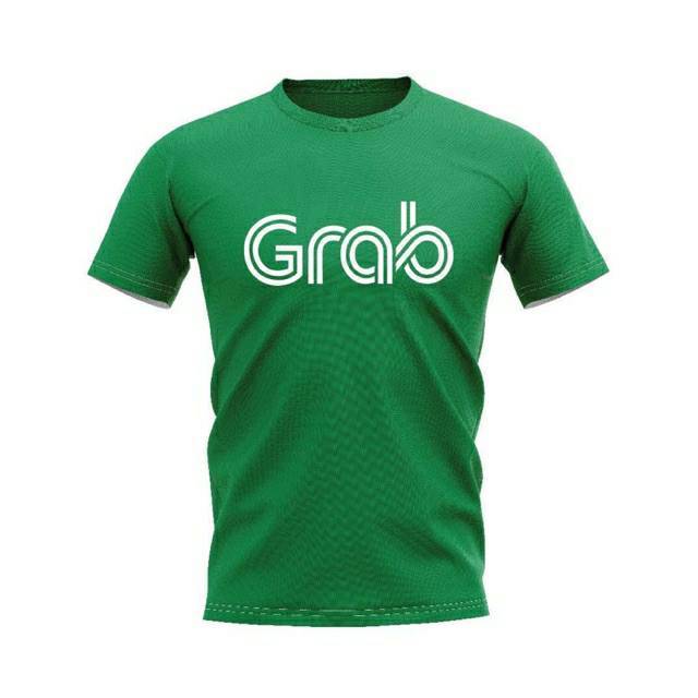 เสื้อยืดแกร็ป grab ผ้า cotton นุ่มใส่สบายพร้อมส่งสั่งได้เลย