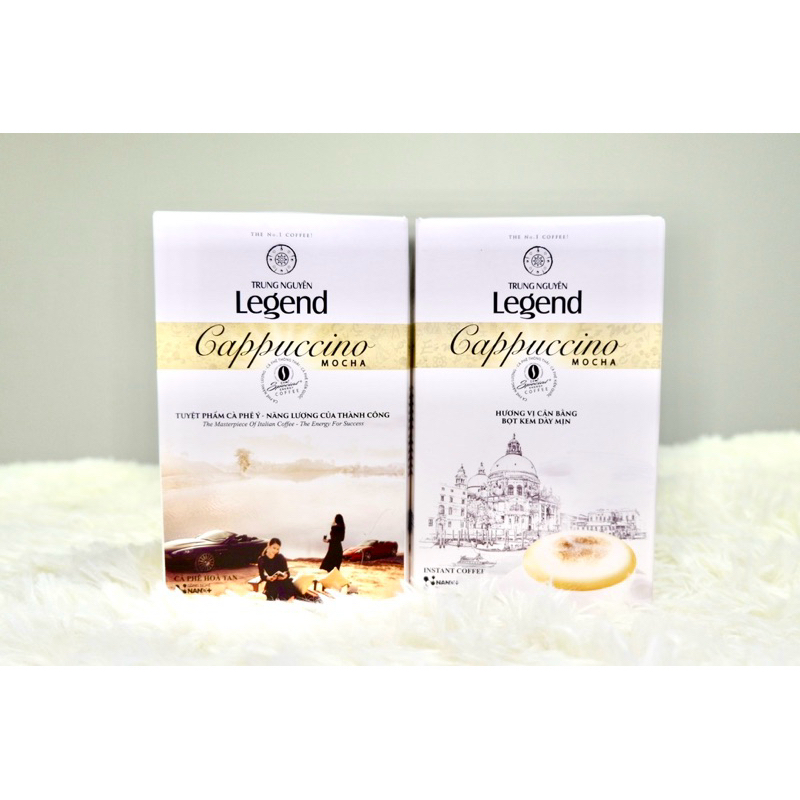 กาแฟคาปูชิโน่ มอคค่า Trung Nguyên Legend Cappuccino Mocha ของแท้จากเวียดนาม