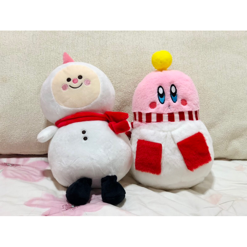 ตุ๊กตา Snowman &amp; Kirby น่ารัก หนาวๆ ❄️☃️ (ตู้คีบกลาง)