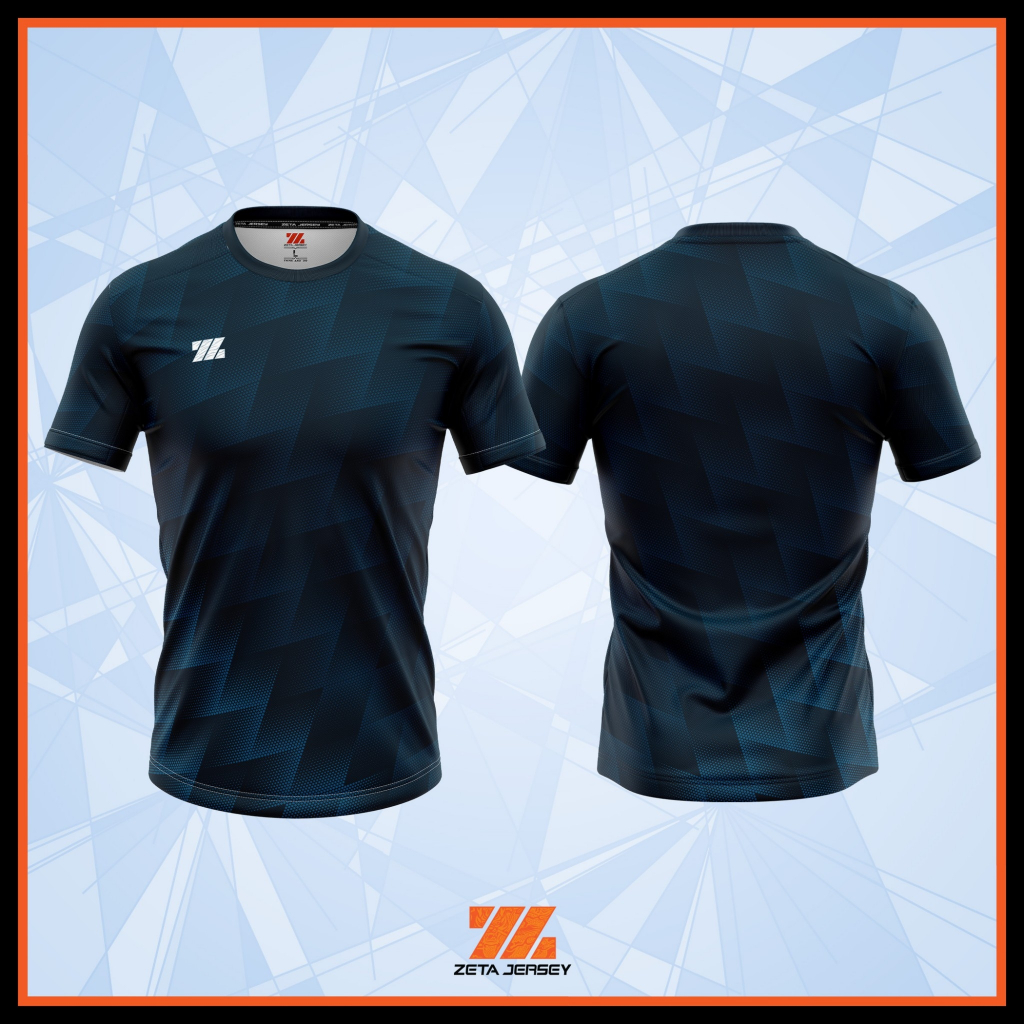 ZETA JERSEY SHIRT เสื้อกีฬาพิมพ์ลายเนื้อผ้าโพลีเอสเตอร์