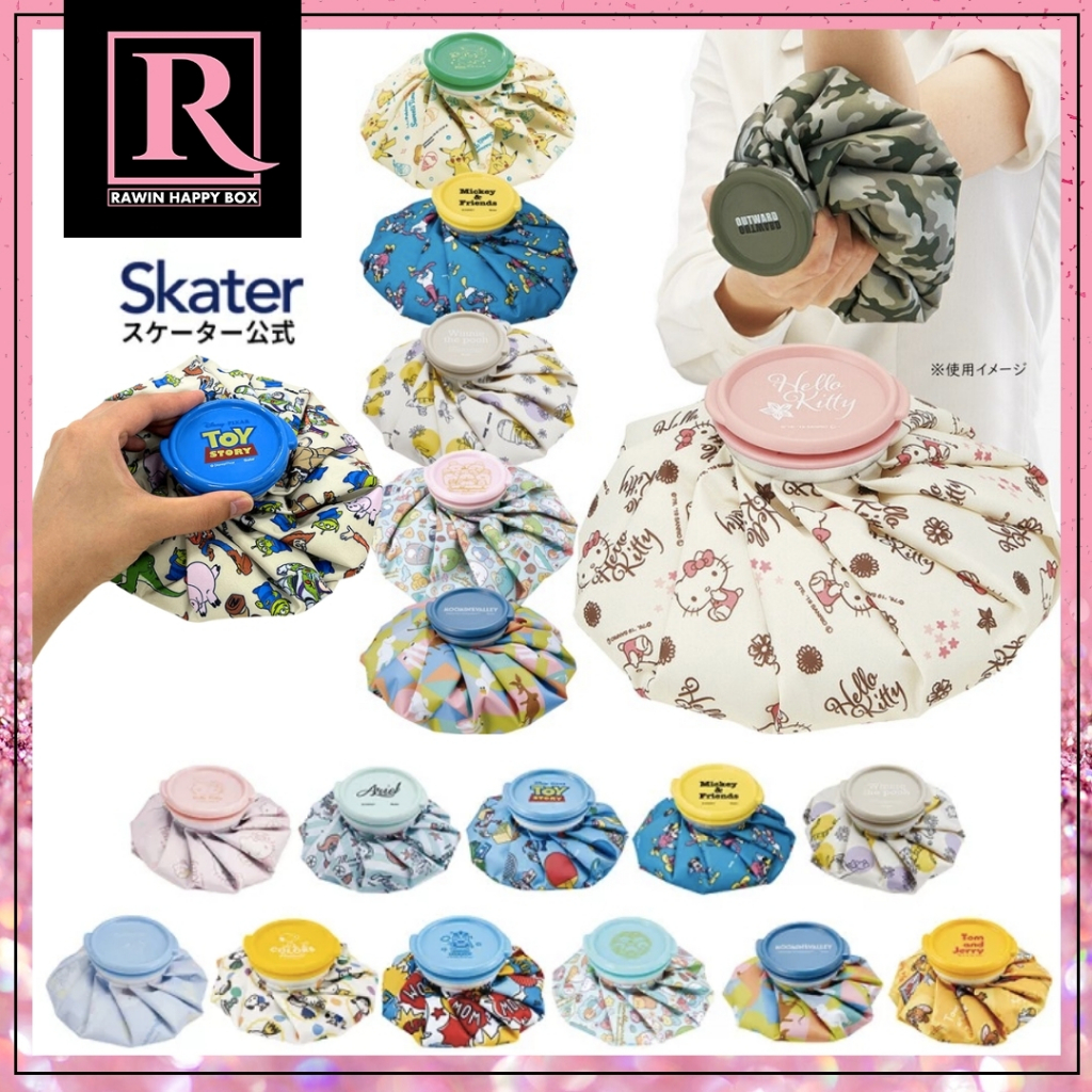 ซื้อในไลฟ์ลด50% สินค้าญี่ปุ่น ของแท้ ถุงประคบเย็น ลายการ์ตูน Skater Ice bag Japan
