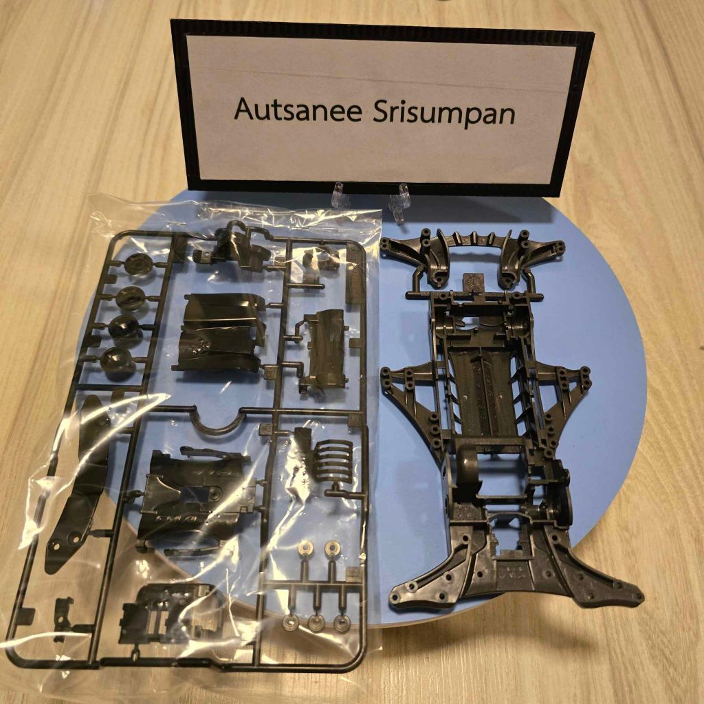 [ไลฟ์สด ราคาพิเศษ] Tamiya Mini4wd โครงกากเพชร FMA (จากแมทเฟรม) พร้อมหางและพาร์ท