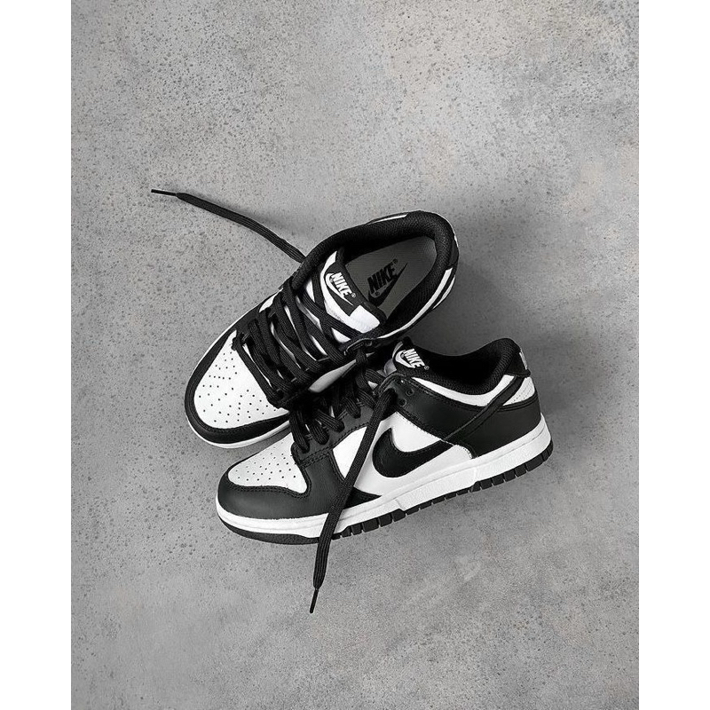 [ พร้อมส่ง ] Nike Dunk Low Panda สีฮิต แต่งตัวง่าย เข้ากับทุกลุค ของแท้100%