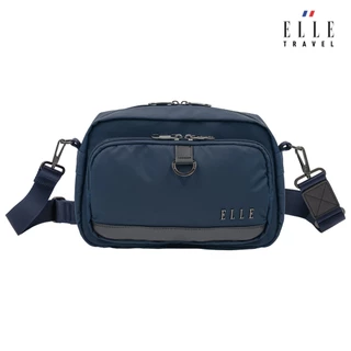 ELLE Travel Bags Series100%Recycled Nylon Mipan Regan กระเป๋าสะพายข้างแนวนอน น้ำหนักเบาและทนทาน #Item83513