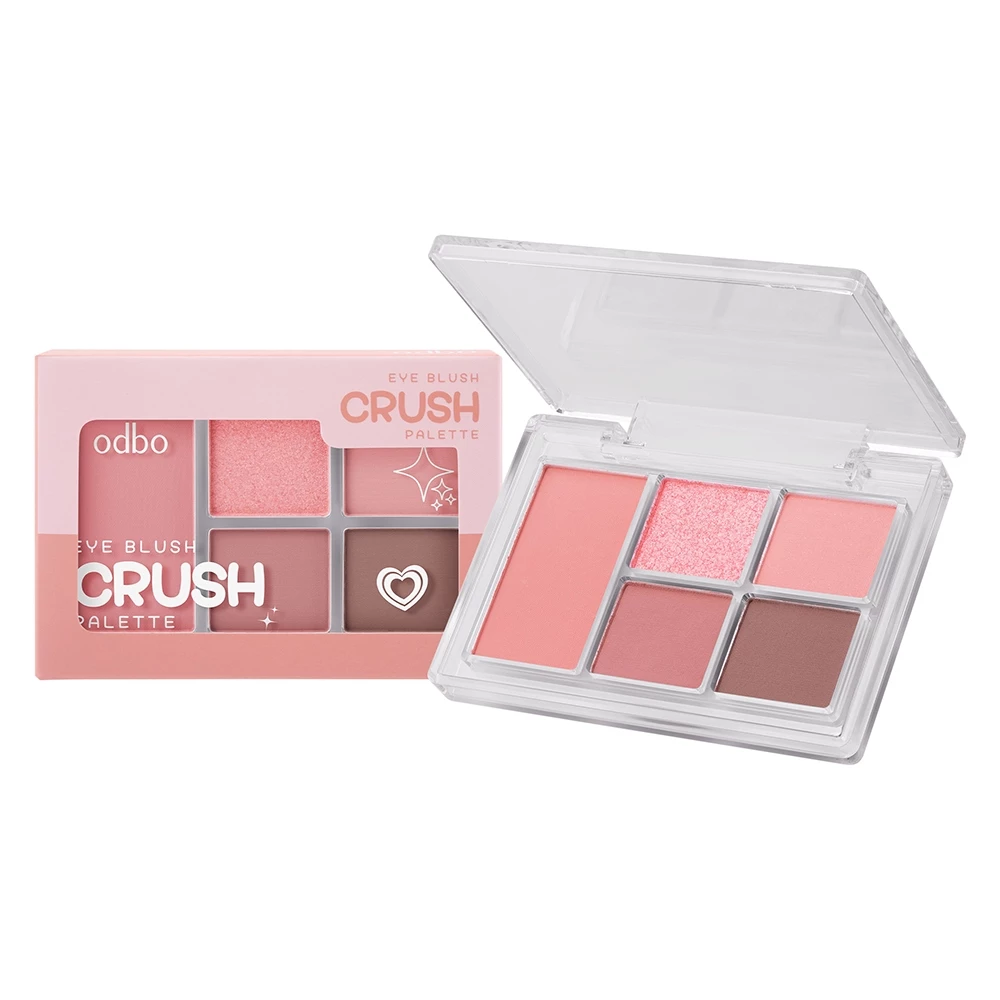ODBO EYE BLUSH CRUSH PALETTE ODS04 #พาเลททูอินวัน อายแชโดว์+บลัช thumbnail 3