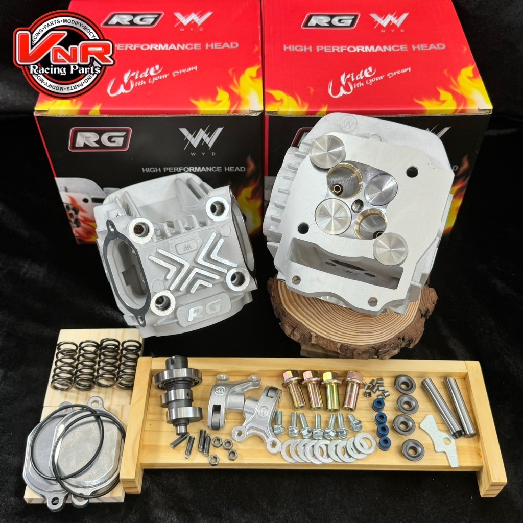 ฝาW125 4วาล์ว Wave125 ลูก70-78มิล วาล์ว24/27 28/25 บ่าทองเหลือง ใส่เวฟ125S-R-iบังลม-msx-125Led สินค้าดี มีคุณภาพ