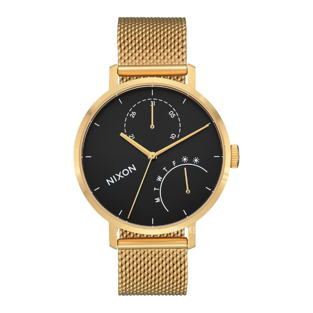 Nixon CLUTCH รุ่น NXA1166513-00 นาฬิกาข้อมือผู้ชาย สายสแตนเลส สีทอง หน้าปัด 38 มม.