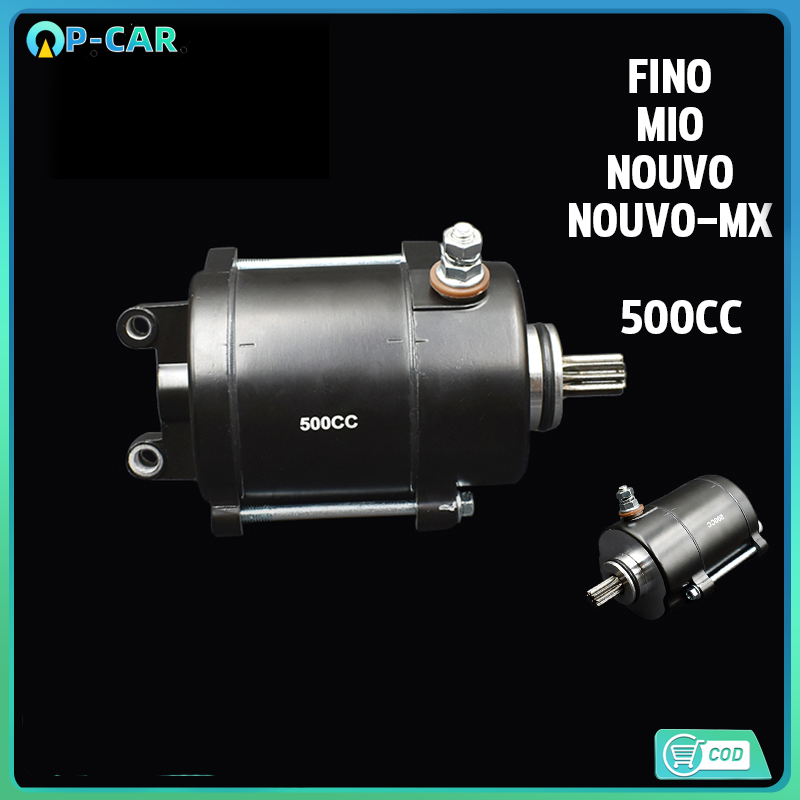 ไดสตาร์ทแต่ง mio125 500CC ใส่รุ่น fino mio nouvo-mx ุรุ่นเก่า มอเตอร์สตาร์ท ไดสตาร์ท ฟีโน่ มีโอ นูโว ไดเเต่งซิ่ง
