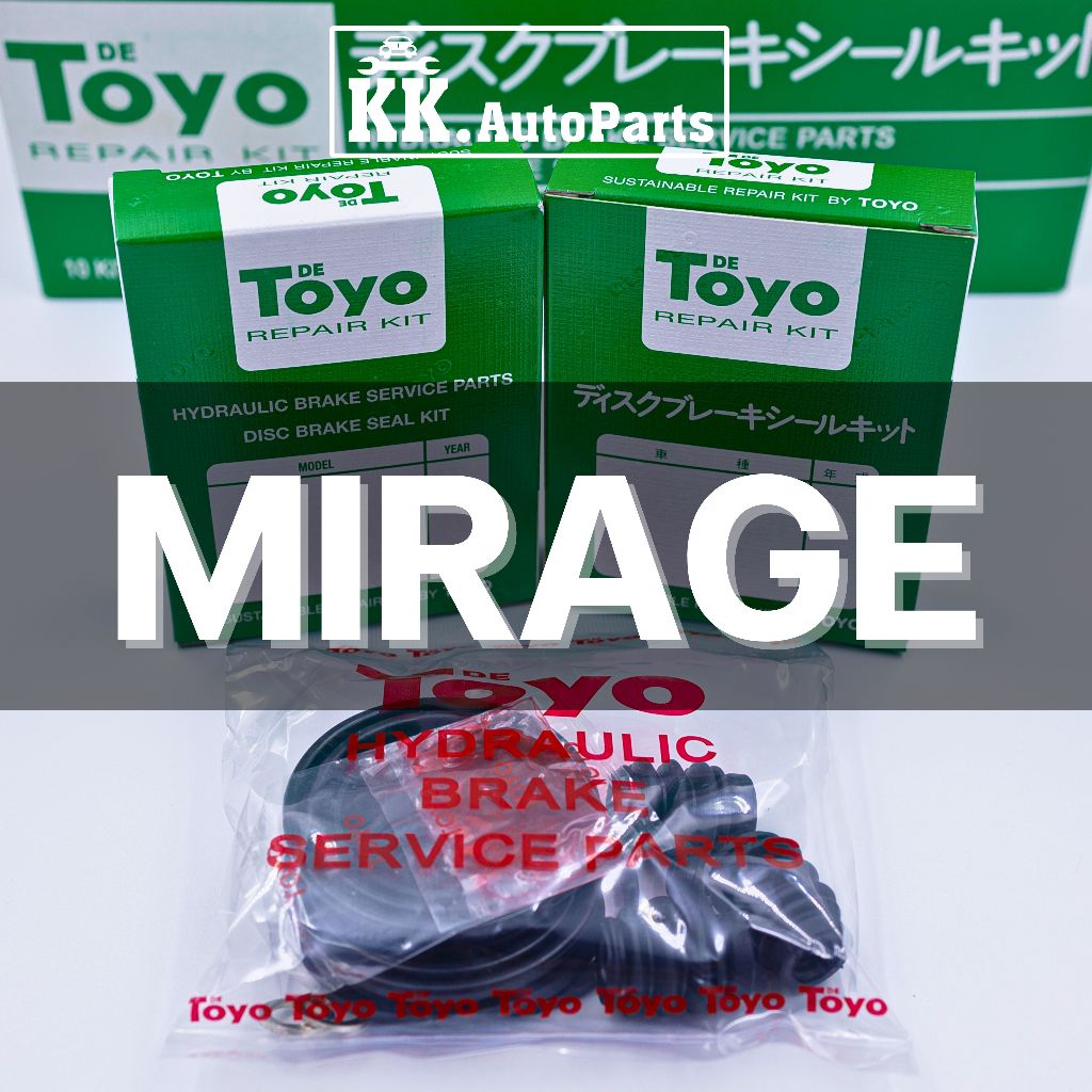 TOYO MIRAGE ยางดิสเบรค-ชุดซ่อมคาลิปเปอร์เบรค Brake Caliper Repair Kit MITSUBISHI มิราจ PART NO. 4605-B010
