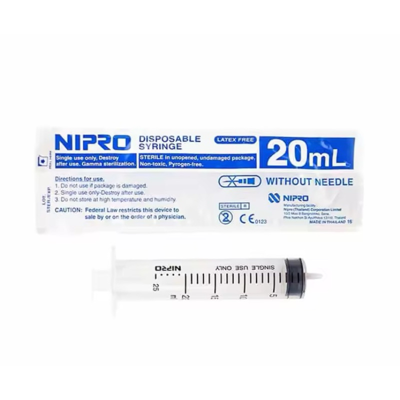 นิโปร ไซริงค์ กระบอกฉีดยา 20 มล. - Nipro Syringe 20 ml.