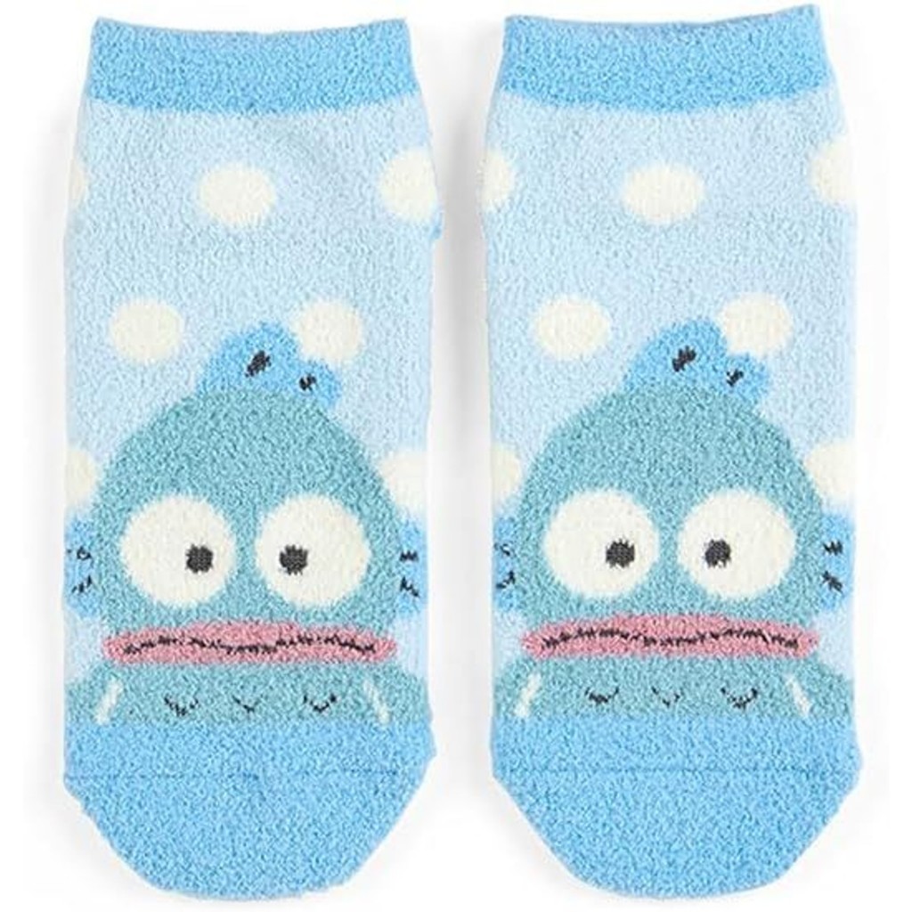 Sanrio MokoMoko Fluffy Socks Hangyodon (23~25cm) ถุงเท้าหนานุ่ม hg