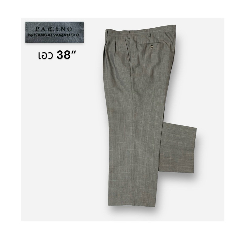 PACINO by KANSAI YAMAMOTO Men’s Windowpane Pants