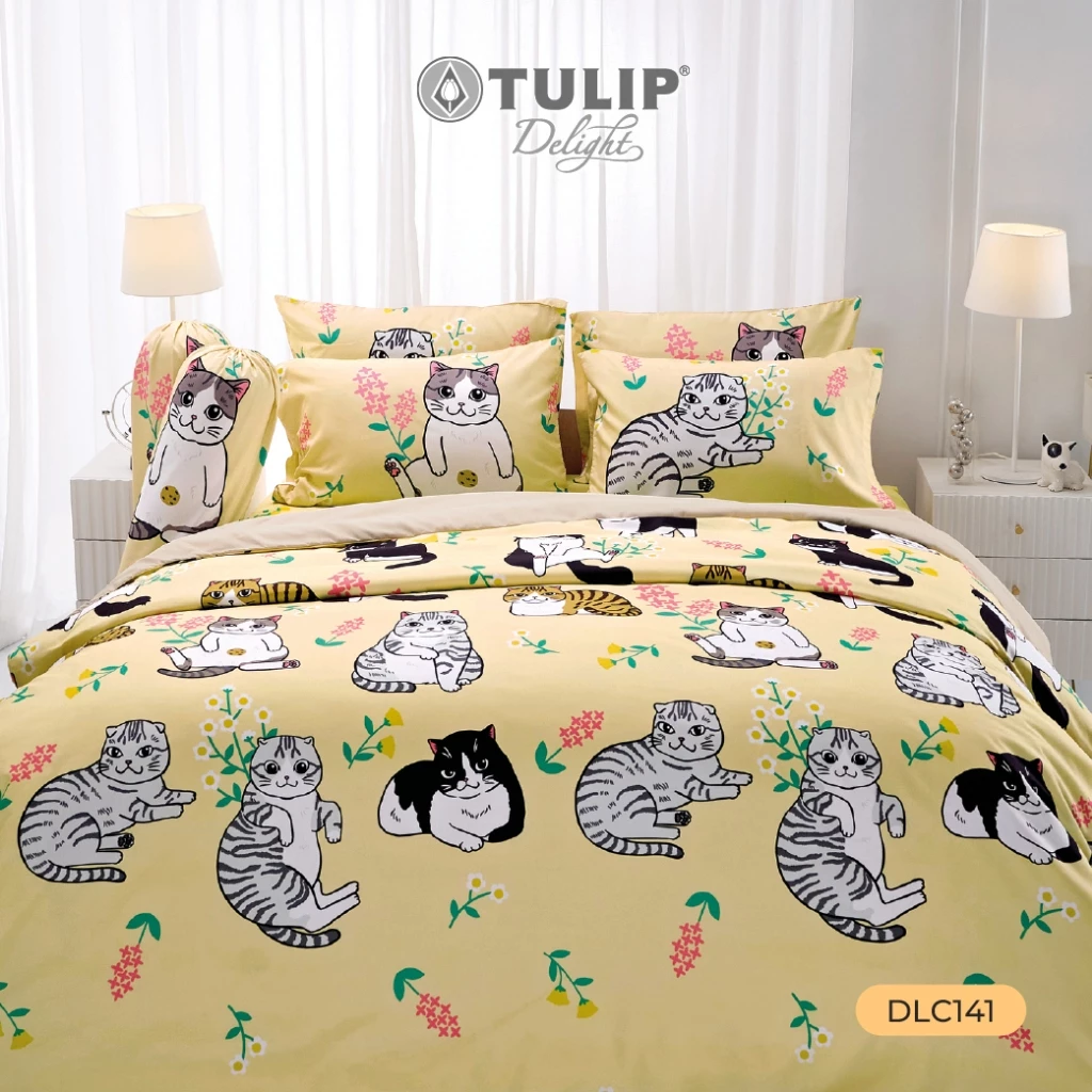 ชุดผ้าปูที่นอนผ้านวม TULIP Delight ลายทูนหัวของบ่าว DLC141 thumbnail 3