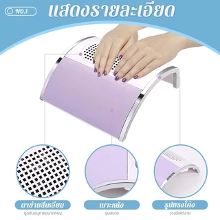 เครื่องดูดฝุ่นเล็บ 80W พัดลมดูดฝุ่นเล็บ เครื่องดูดเศษเล็บ เครื่องเก็บฝุ่นเล็บ เสียงรบกวนต่ำ พร้อมถุงเก็บฝุ่น เครื่องใหญ่