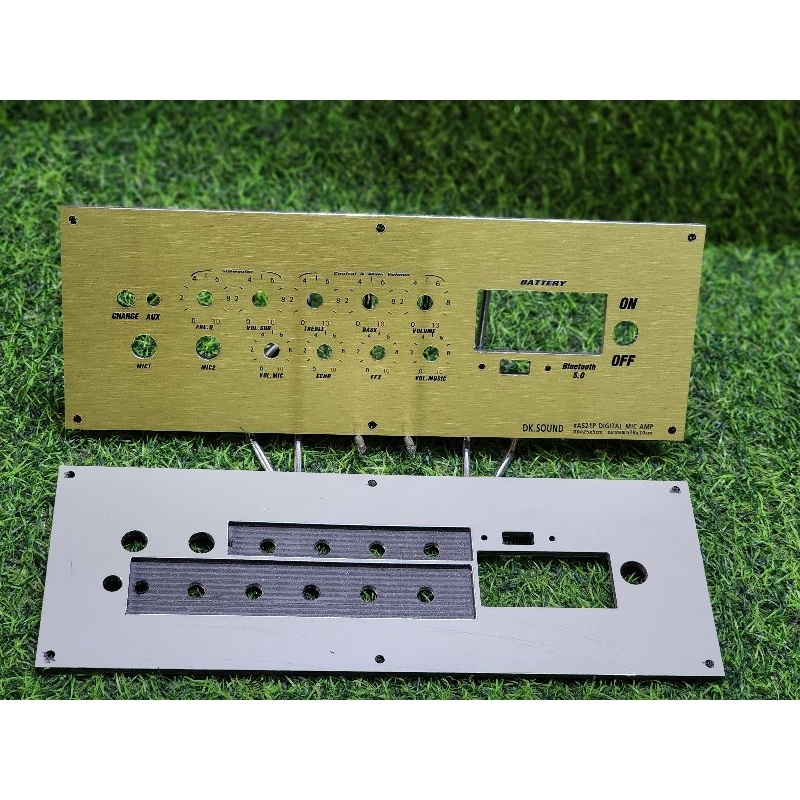 เพลทตู้ลำโพงบลูทูธ รุ่น ZK-AS21 P + ไมค์ zk-amp วอลุ่มเดิม บลูทูธDIY ใส่แอมป์จิ๋ว ZK-AS21 P + ไมค์ Z