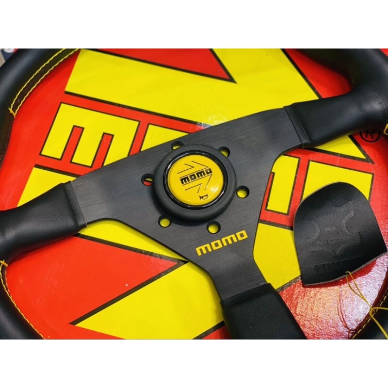 พวงมาลัย Momo v35 งานเทียบแท้ Steering Wheel พวงแต่ง พวงซิ่ง รถยนต์ สเป็ค ตรงทุกรุ่น โมโม่ เอ็มโอดี