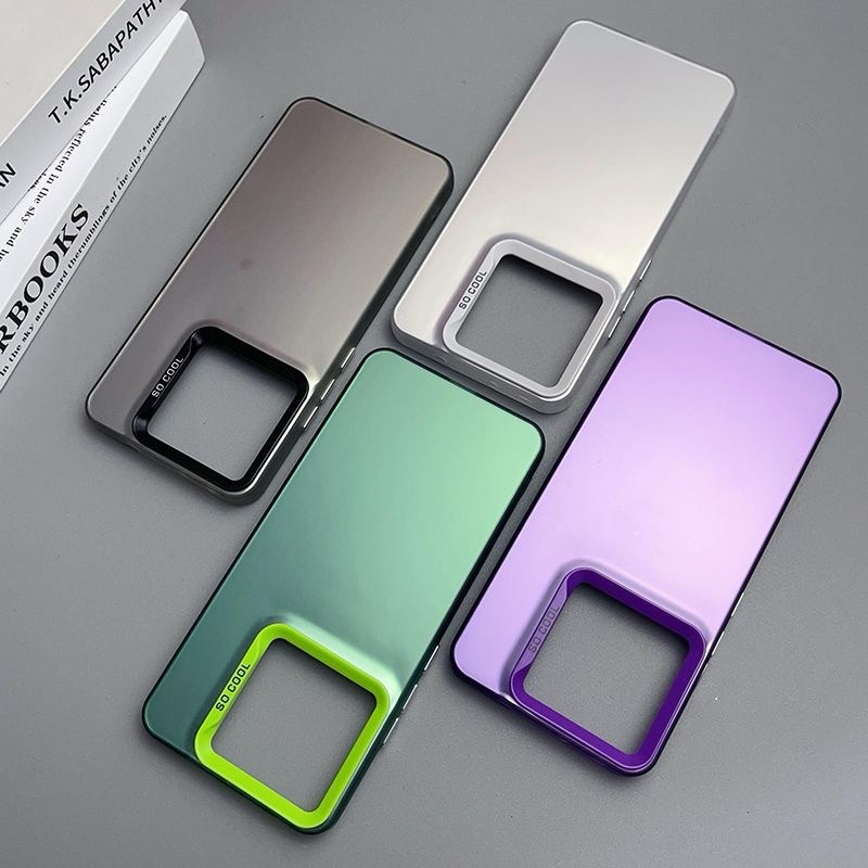 เคสสำหรับ Infinix HOT50i/Smart9/Smart8/HOT40/HOT40i/HOT40Pro เคส กันกระแทกสีพื้นแบบเงา เปิดกล้องกันปุ่มขอบนิ่มหลังแข็ง