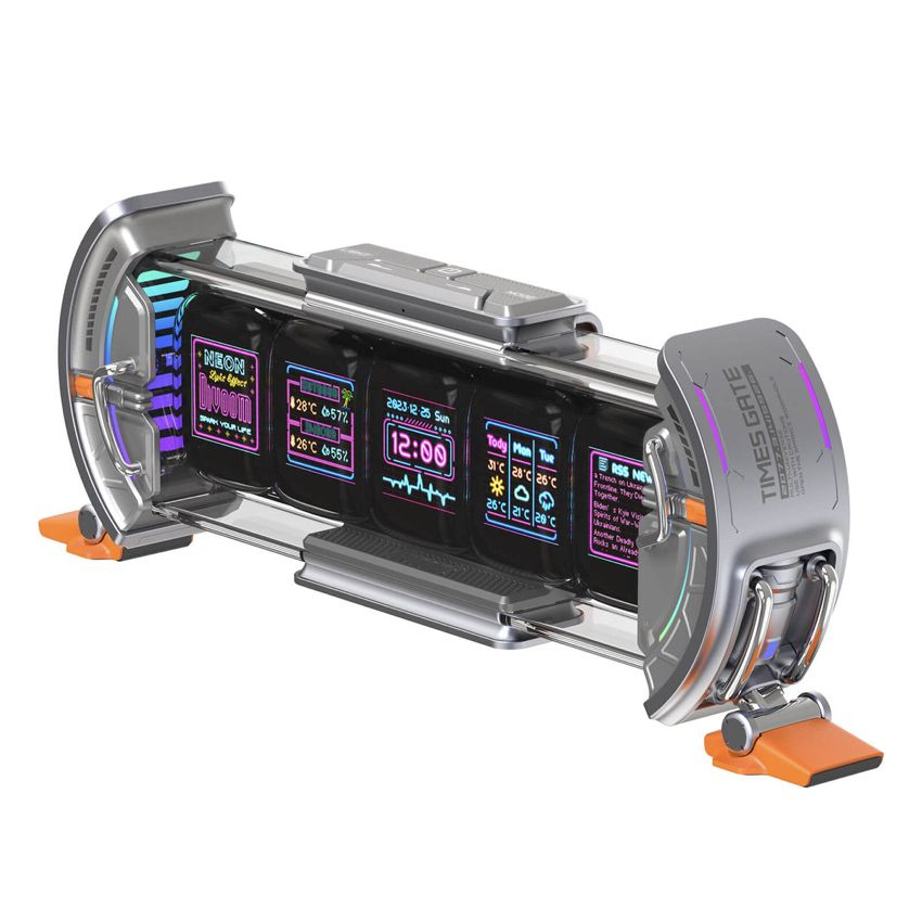 Divoom Times Gate - Grey ตกแต่งโต๊ะคอม