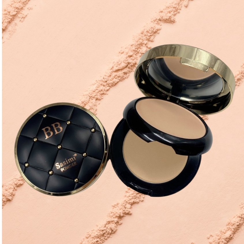 S788 แป้งพัฟ Sasimi BB Powder กันน้ำ ผสมรองพื้น ปกปิดดี ติดทน SPF60PA++