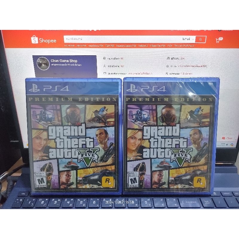 PS4 : GTA V / Grand Theft Auto V มือ1( ภาษาอังกฤษ)พร้อมจัดส่ง