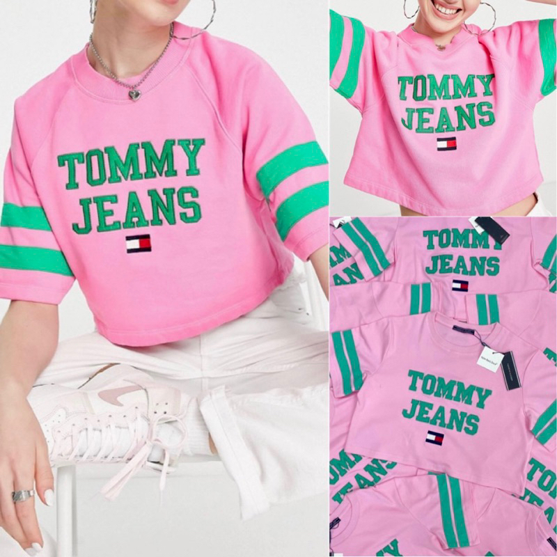 TM crop top เสื้อยืดทรงครอป TOMMYรุ่นใหม่  💖🧼🛍