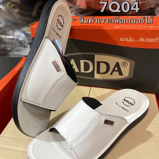 7Q04 ADDA รองเท้าลำลอง รองแตะแบบสวม สำหรับผู้ชาย พื้นพียู Size 38-45 (O28)