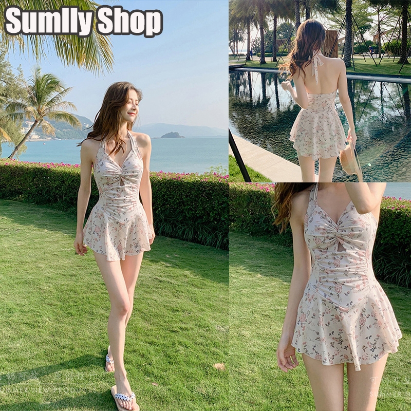 Sumlly 🇹🇭พร้อมส่งในไทย🇹🇭ชุดว่ายน้ําวันพีช ผ้าลูกไม้ เซ็กซี่ ใส่เดินชายหาด เซ็กซี่ ชุดชายหาด