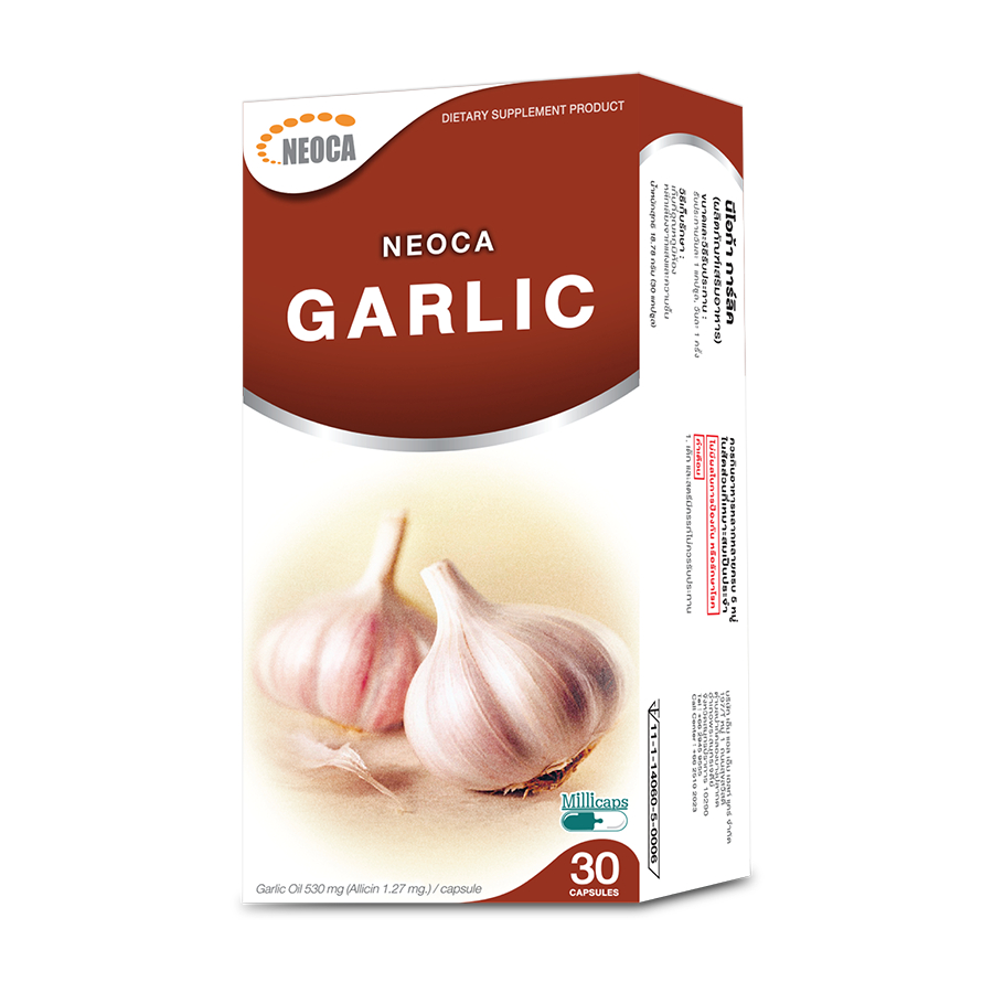 NEOCA Garlic ( นีโอก้า การ์ลิค ) น้ำมันกระเทียมสกัด 30 แคปซูล จำนวน 1 กล่อง