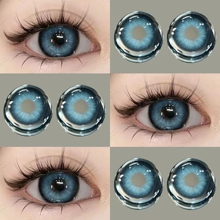 (COD)-Eyeshare Nanalam คอนแทคเลนส์สีฟ้า 14.5 มม.ขนาดใหญ่สีคอนแทคเลนส์เหมาะสำหรับหนึ่งปีจัดส่งฟรี