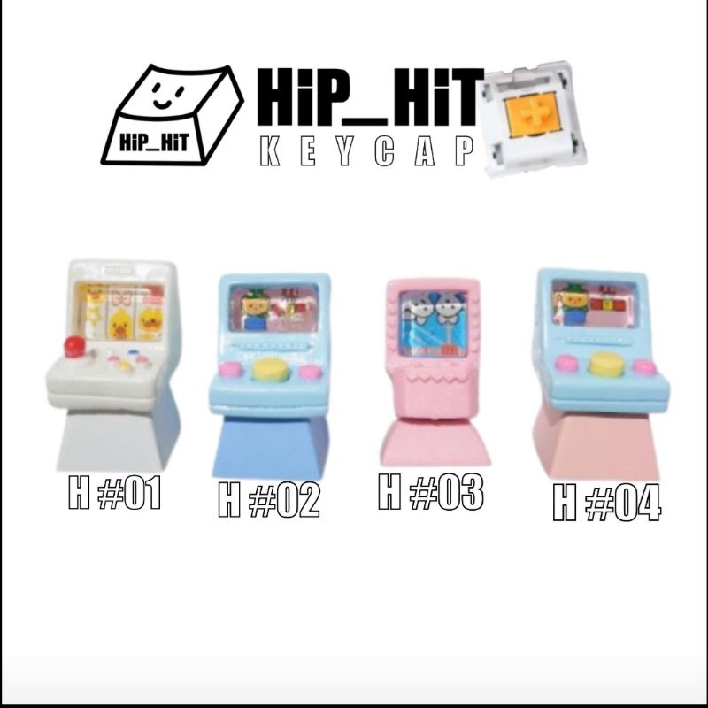 KEYCAP คีย์แคป ลาย ตู้เกมส์กด by Hip_Hit