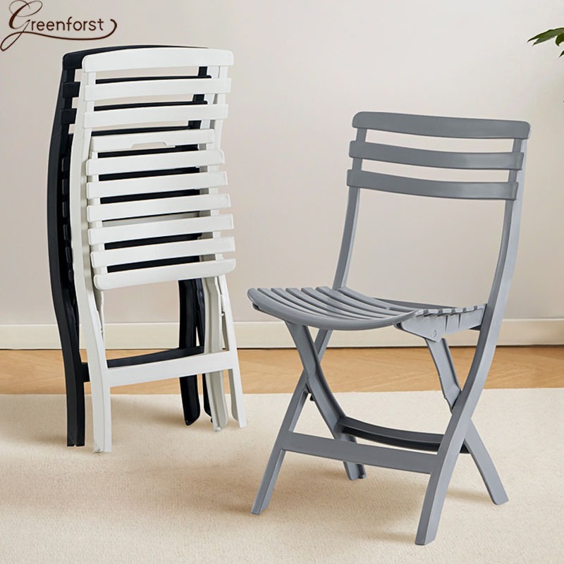 Greenforst เก้าอี้พลาสติก เก้าอี้พับได้Modern เก้าอี้สนาม รุ่น 2198