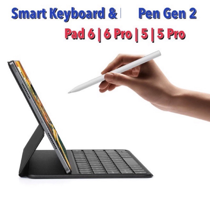 [Hot] Smart Keyboard &amp; Mi Smart Pen 2 &amp; Case fOr Mi Pad6 Pad 6 Pro Pad5 5 Pro by MobileStation