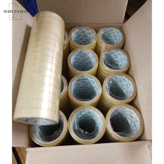 (1ม้วน) เทปใส กว้าง18มม, 1นิ้ว ยาว 45, 100 หลา 45 ไมครอน OPP tape