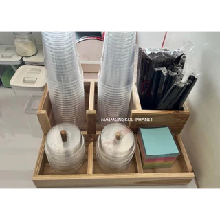 กล่องใส่แก้ว ใส่ฝา ใส่หลอด (รุ่นใส่แก้ว 32 OZ)