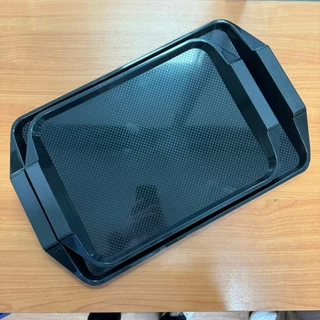Figure ถาดเสริฟพลาสติกมีที่จับ ถาดเสริฟพลาสติกABS ขนาด 12x17 นิ้ว, 13x20 นิ้ว รุ่น T128/129